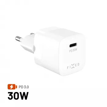 Fixed Mini USB-C GaN Ladegerät 30W - Schwarz