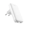 Fixed Slim Traveller 2xUSB-C Reiseladegerät mit Weltadaptern, GaN, 45W – Weiß