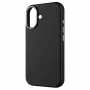 Fixed MagLeather Rückseitenhülle für Apple iPhone 17 – Leder, Schwarz