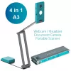 IRIScan Visualizer 7 Dyslexic - A3 Überkopfscanner, 13MP, USB, Arktisblau/Silber