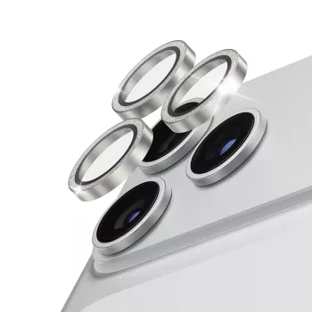 PanzerGlass Hoops Keramik-Objektivschutz Glitzer Silber für iPhone 18 Pro / 18 Pro Max
