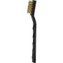 KS TOOLS Messingdraht-Zündkerzenreinigungsbürste, 2-reihig, 170mm (201.2316)