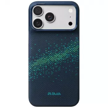 PITAKA Edge Milky Way Galaxy 2.0 Hülle für iPhone 18 Pro Max / 17 Pro Max - Nearfield Blue