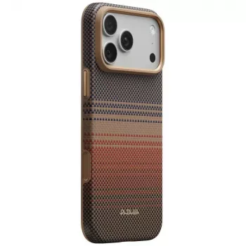 PITAKA Summa Hülle für iPhone 18 Pro Max / 17 Pro Max – Sunset Aramidfaser MagSafe Handyhülle