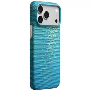 PITAKA Edge Case MagSafe für iPhone 18 Pro Max / 17 Pro Max - Lucid Blue