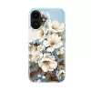 Evelatus Apple iPhone 16 Slim Shell mit MagSafe – Custom Print Flower Blue