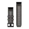 Garmin QuickFit 26 Uhrenarmbänder, Pebble Grey Silikon [010-14560-00]