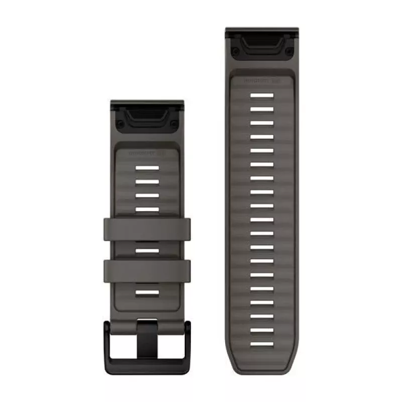 Garmin QuickFit 26 Uhrenarmbänder, Pebble Grey Silikon [010-14560-00]