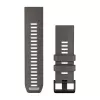 Garmin QuickFit 26 Uhrenarmbänder, Pebble Grey/Silver Grey Silikon [010-14510-00]