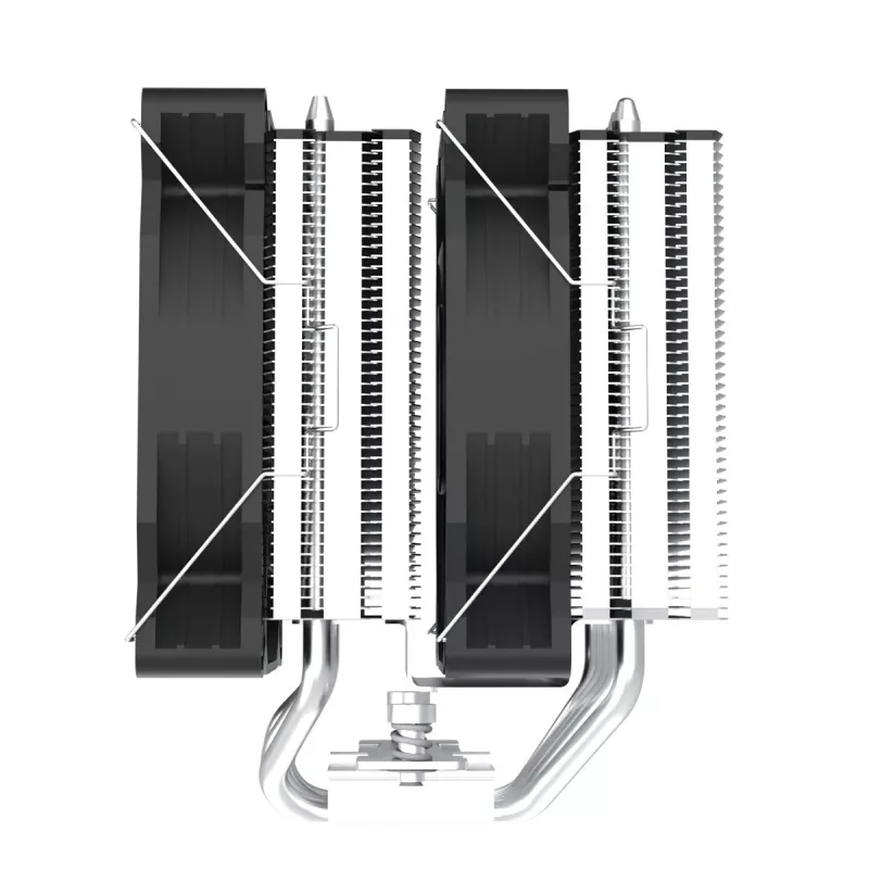 Zalman CNPS12X BP Black CPU-Kühler - 120mm PWM-Lüfter, blaue LED, 6 Heatpipes, Intel/AMD