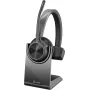 HP Poly Voyager 4300 UC Series 4310 Kabelloses On-Ear-Headset mit USB-C-Adapter und Standfuß, Zoom-zertifiziert 218474-01