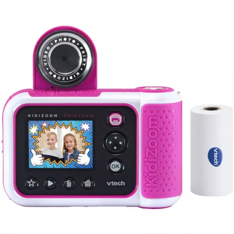 VTech Kidizoom Print Cam Pink – Digitalkamera mit Thermodruck