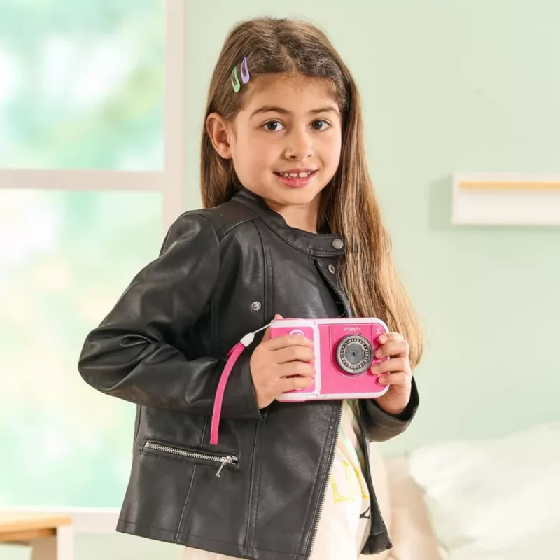 VTech Kidizoom Print Cam Pink – Digitalkamera mit Thermodruck