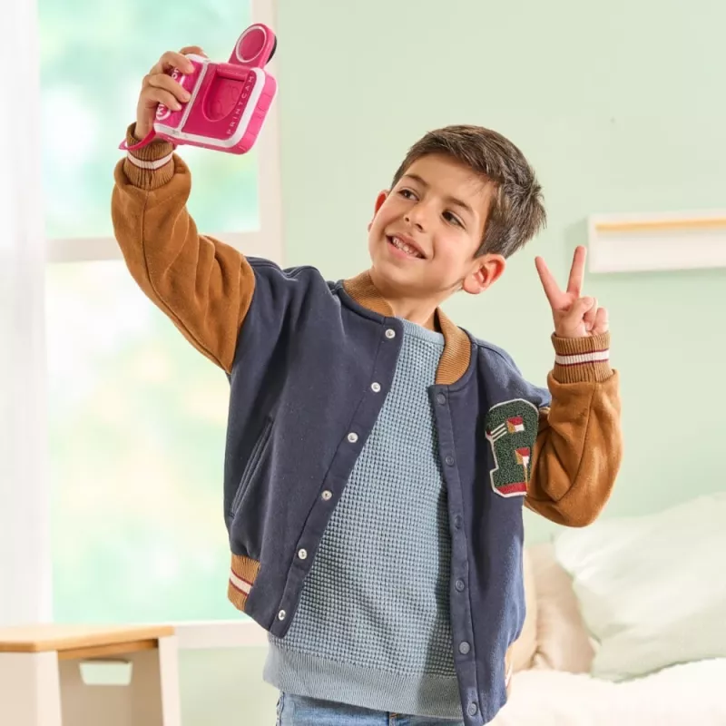 VTech Kidizoom Print Cam Pink – Digitalkamera mit Thermodruck