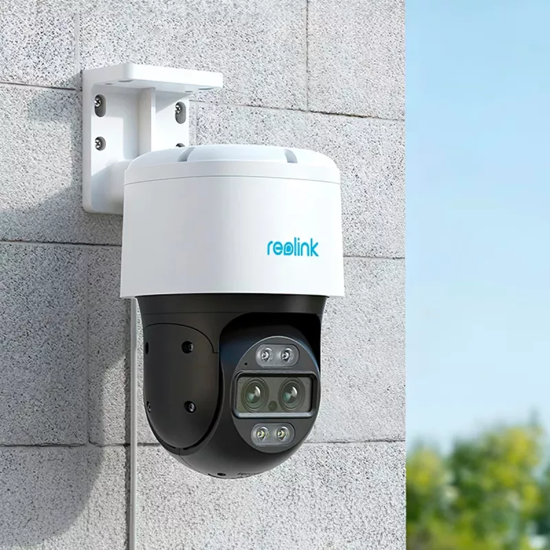 Reolink TrackMix Serie P760 4K Dual-Objektiv PoE IP-Kamera mit Auto-Zoom-Tracking, Farbnachtsicht, Außen-/Innenbereich