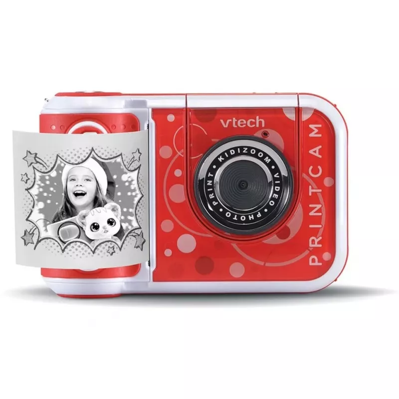 VTech KidiZoom Print Cam Digitalkamera Rot/Weiß