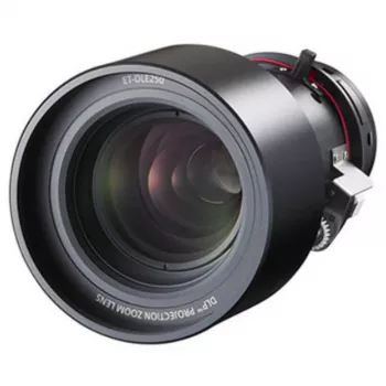 Panasonic ET-DLE250 Zoom-Objektiv 33,9-53,2 mm f/1,8-2,4 für PT-D5000, DW6300, RCQ10, RCQ80, RZ120, RZ690, RZ770