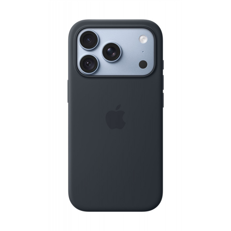 Apple iPhone 18 Pro Silikonhülle mit MagSafe – Marineblau