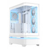 ASUS PRIME AP304 TG ARGB Weiß ATX Mid-Tower PC-Gehäuse