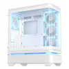 ASUS PRIME AP304 TG ARGB Weiß ATX Mid-Tower PC-Gehäuse