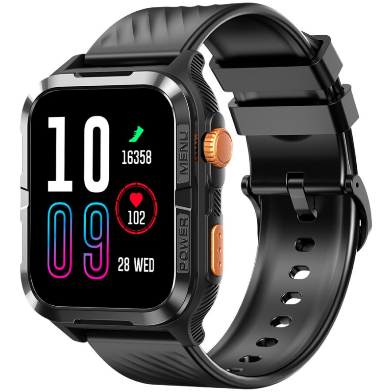 Blackview W10 Pro Smartwatch, 1,83 inch, Schwarz