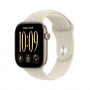 Apple Watch Series 12 GPS + Cellular 42 mm Aluminiumgehäuse Gold mit Sportarmband Sand – S/M
