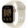 Apple Watch Series 12 GPS + Cellular 42 mm Aluminiumgehäuse Gold mit Sportarmband Sand – S/M