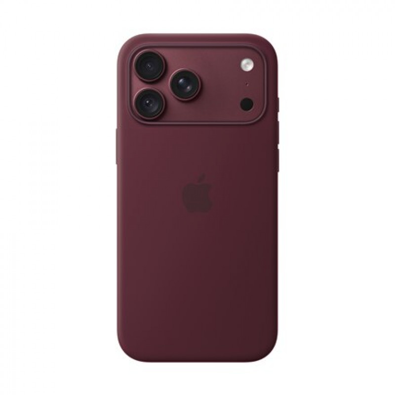 Apple iPhone 18 Pro Max Silicone Case mit MagSafe – Burgund