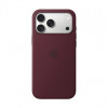 Apple iPhone 18 Pro Max Silicone Case mit MagSafe – Burgund