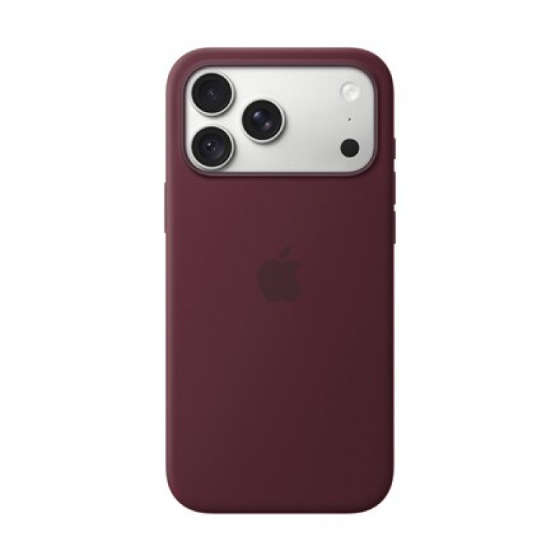 Apple iPhone 18 Pro Max Silicone Case mit MagSafe – Burgund