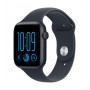 Apple Watch SE 3 GPS 44 mm Aluminiumgehäuse Mitternacht mit Sportarmband Blau – M/L