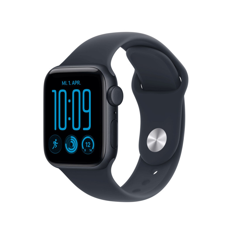 Apple Watch SE 3 GPS + Cellular 40mm Mitternachts Aluminium Gehäuse mit Navy Blue Sport Band - M/L