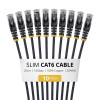 StarTech Slim Cat6 U/UTP Patchkabel RJ45, 0,25 m, Schwarz, 10er-Pack