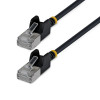 StarTech Slim Cat6a U/FTP Patchkabel RJ45, 4 m, Schwarz