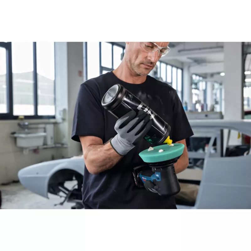 Bosch GPX 12V-125 Professional Akku-Polierer 06019L4100, 12 V, 125 mm, Blau/Schwarz, Solo (ohne Akku und Ladegerät)