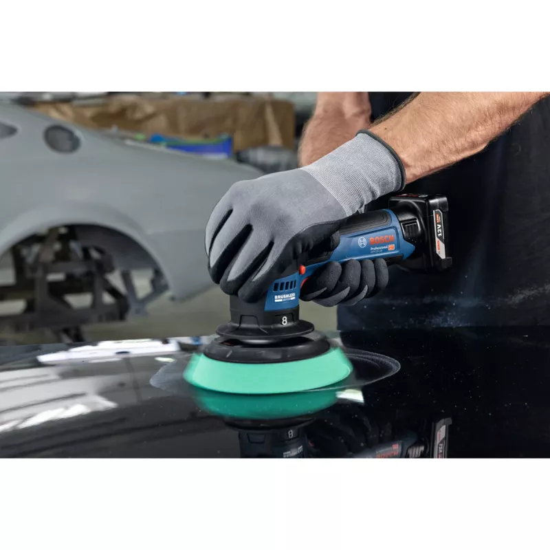Bosch GPX 12V-125 Professional Akku-Polierer 06019L4100, 12 V, 125 mm, Blau/Schwarz, Solo (ohne Akku und Ladegerät)