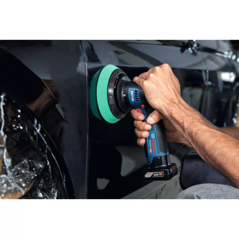 Bosch GPX 12V-125 Professional Akku-Polierer 06019L4100, 12 V, 125 mm, Blau/Schwarz, Solo (ohne Akku und Ladegerät)