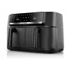 Bosch Serie 4 MAFD440B7 Dual-Basket-Heißluftfritteuse, 9 L, 2500 W, Schwarz