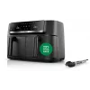 Bosch Serie 4 MAFD440B7 Dual-Basket-Heißluftfritteuse, 9 L, 2500 W, Schwarz