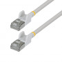 StarTech Slim Cat6a U/FTP Patchkabel RJ45, 0,5 m, Weiß