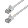 StarTech Slim Cat6a U/FTP Patchkabel RJ45, 0,5 m, Weiß