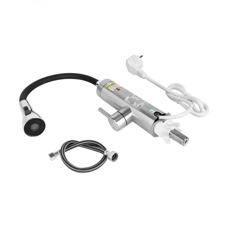 Teesa TSA4107 Durchlauferhitzer Küchenarmatur mit flexiblem Auslauf, Metall