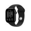 Apple Watch Series 12 GPS 42 mm Aluminiumgehäuse Schwarz mit Sportarmband Schwarz – M/L
