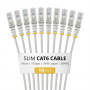 StarTech.com Slim Cat6 U/UTP Patchkabel RJ45, 1 m, Grau, 10er-Pack
