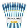 StarTech.com Slim Cat6 U/UTP Patchkabel RJ45, 0,5 m, Blau, LSZH, 10er-Pack