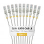 StarTech.com Slim Cat6 U/UTP Patchkabel RJ45, 0,5 m, Grau, 10er-Pack