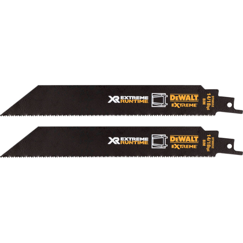 DeWalt Extreme Runtime DT99550-QZ Säbelsägeblatt-Set, 13 Teile, 152-230 mm