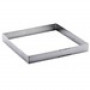 De Buyer Perforierte quadratische Tarteform aus Edelstahl, 15 cm (3099.21)
