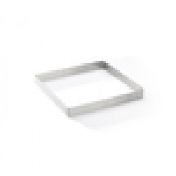 De Buyer Perforierte Edelstahl Quadratische Tarteform, 17,5 cm (3099.23)