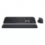 Logitech MX Keys S Combo Kabelloses Tastatur- und Maus-Set, Italienisches Layout, Graphit